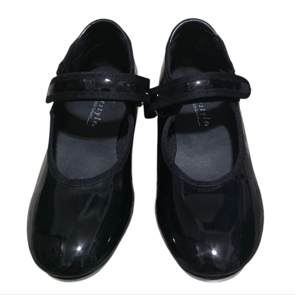 Classic Black Kids Mary Jane Tap Shoes